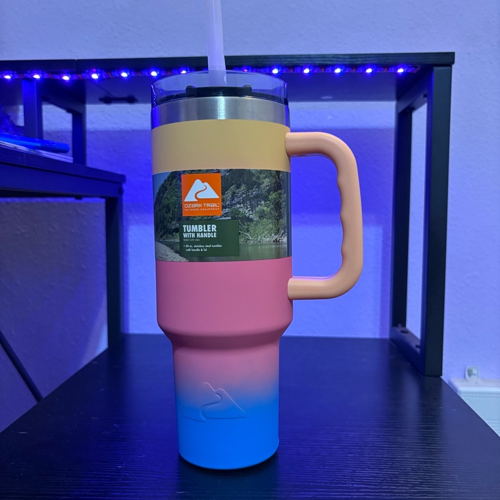 COPY - Ozark Trail Multicolor Tumbler with Handle